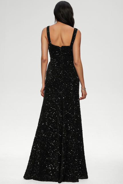 Robe Fourreau De Soirée Scintillante - gallery 4