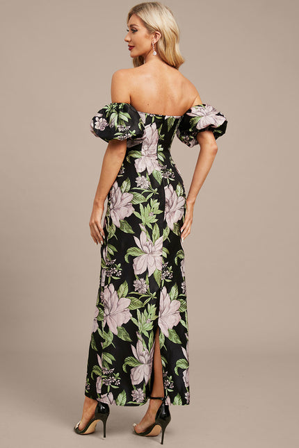 Robe Fourreau Florale Ajustée - gallery 9