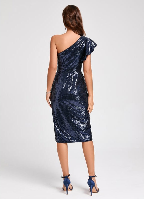 Robe Fourreau Nuit Étoilée - gallery 1