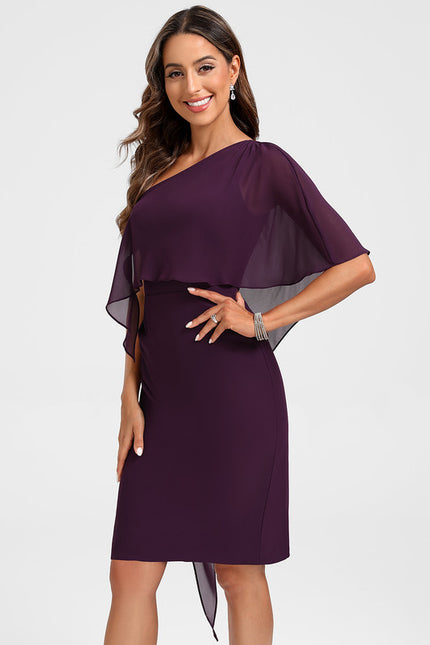 Robe Fourreau Volant - gallery 1