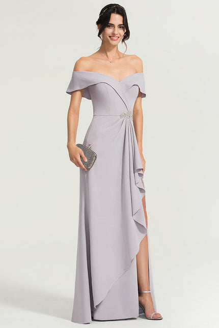 Robe Fourreau Lilas Raffiné - gallery 3
