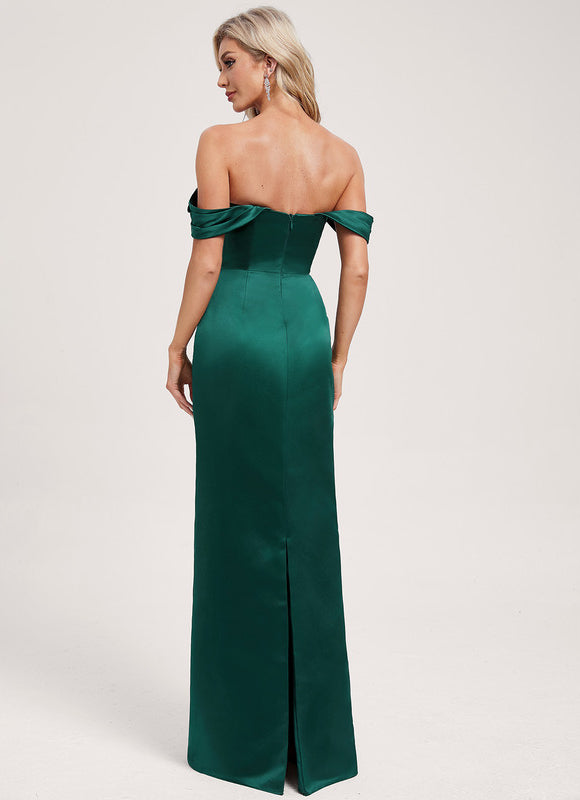 Robe Fourreau Élégance Émeraude - gallery 5