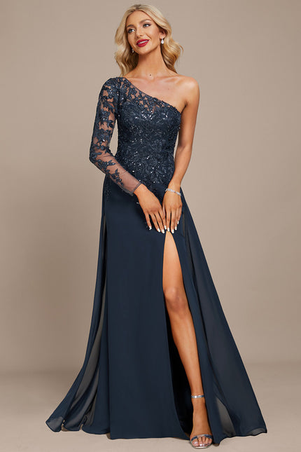 Robe Fourreau Luxe Asymétrique - gallery 1