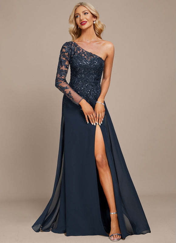 Robe Fourreau Luxe Asymétrique - gallery 1