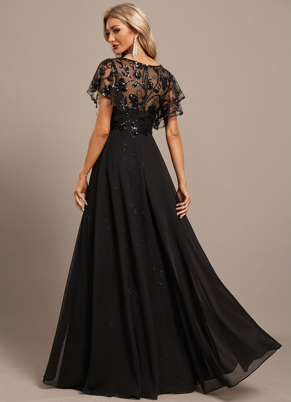 Robe Fourreau De Soirée Noire - gallery 6