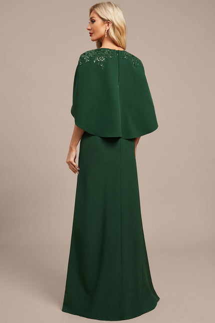 Robe Fourreau Longue Émeraude - gallery 6