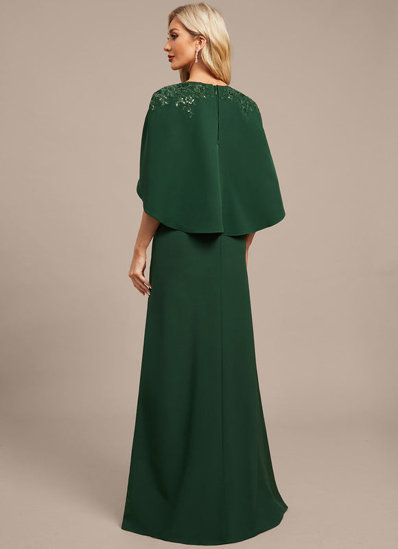 Robe Fourreau Longue Émeraude - gallery 6