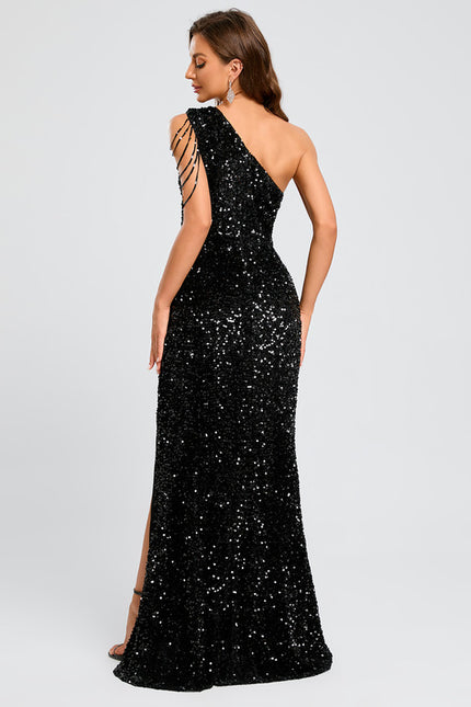 Robe Fourreau De Gala Scintillante - gallery 3