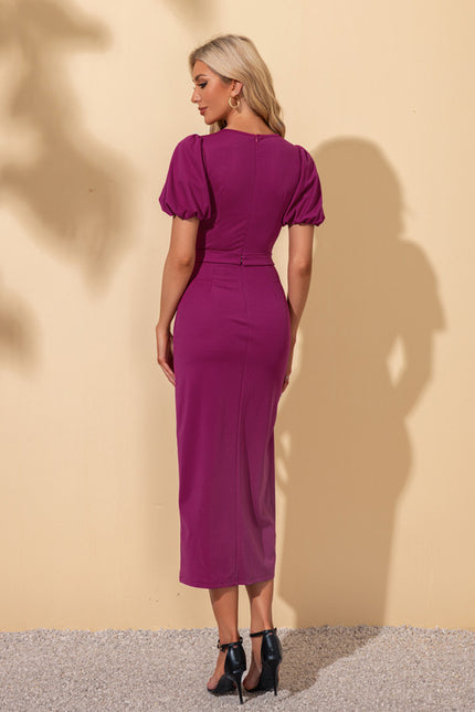 Robe Fourreau Fushia - gallery 2