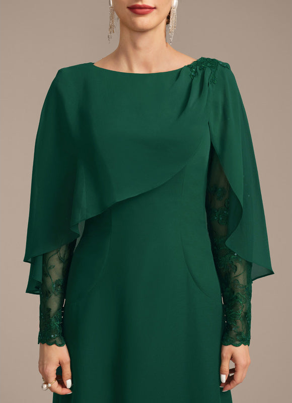 Robe Fourreau Fluide Émeraude - gallery 7