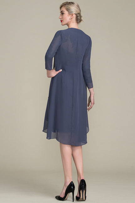 Robe Fourreau Élégance Chiffon - gallery 2