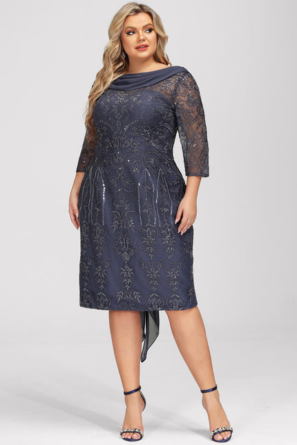 Robe Fourreau Col Bateau Chic - gallery 8
