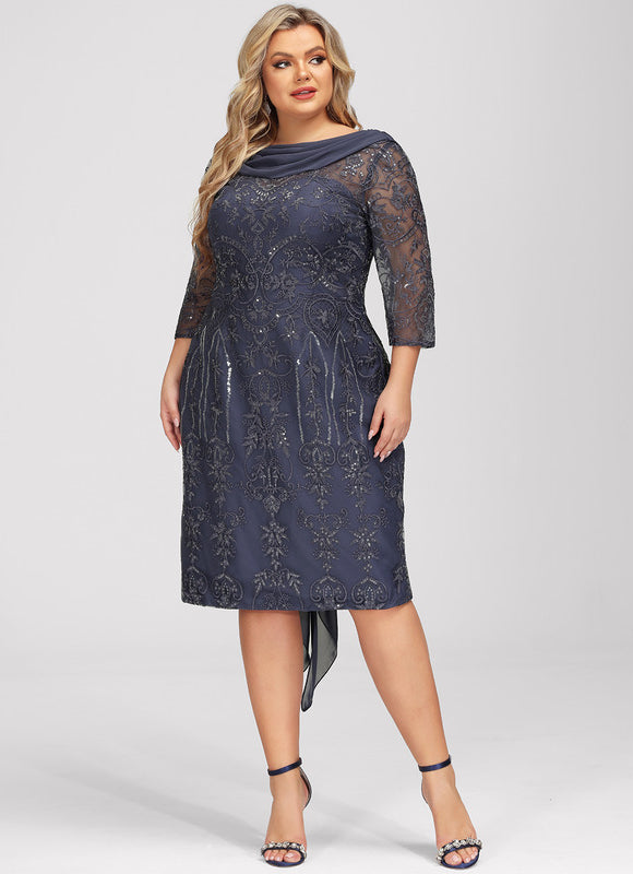 Robe Fourreau Col Bateau Chic - gallery 8
