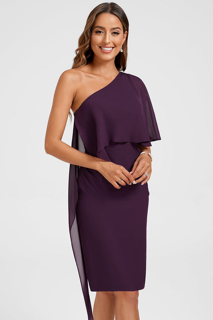 Robe Fourreau Volant - gallery 3