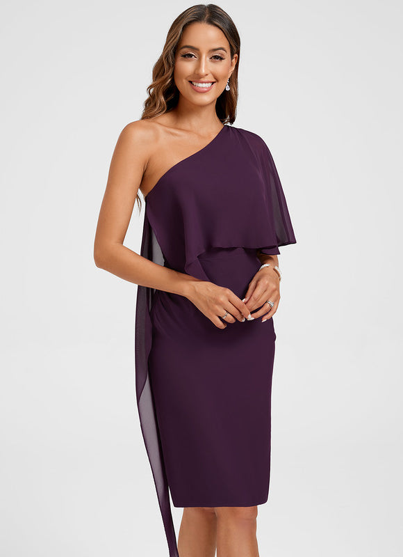 Robe Fourreau Volant - gallery 3