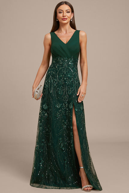 Robe Fourreau Vert Emeraude