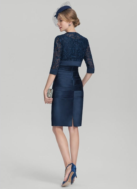 Robe Fourreau Élégance Satinée - gallery 3