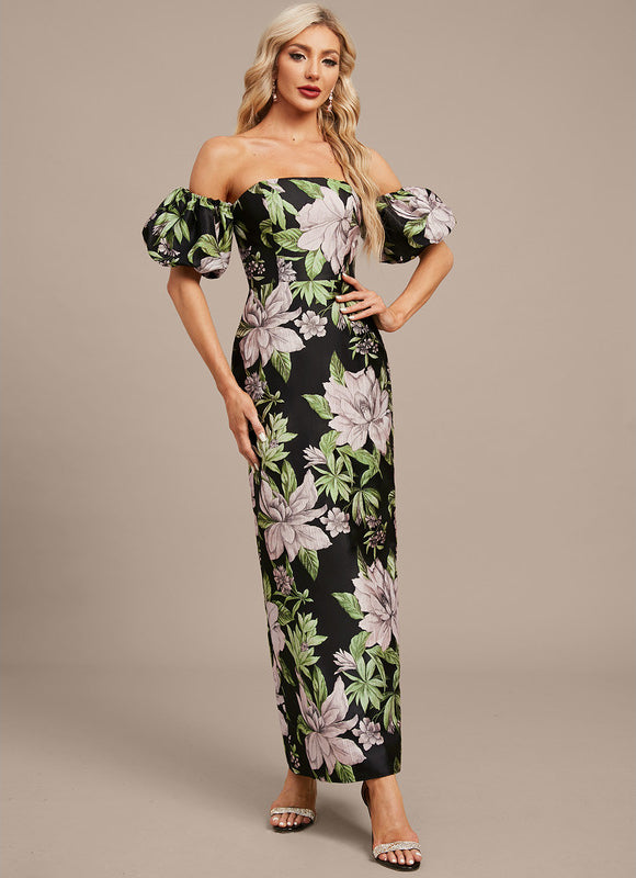 Robe Fourreau Florale Ajustée - gallery 7