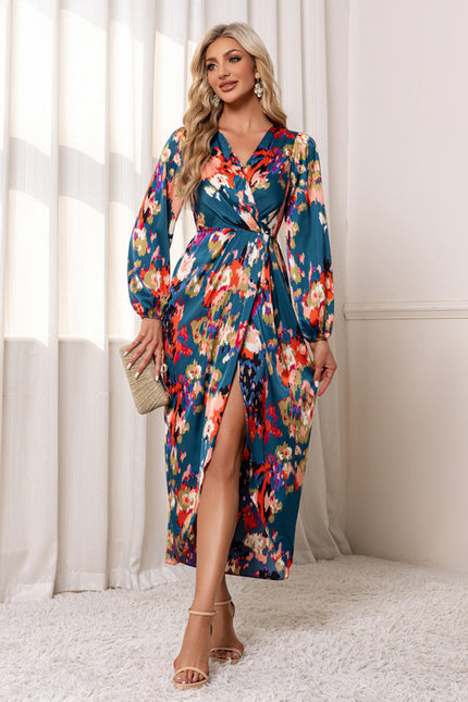 Robe Longue Fourreau Fendue - gallery 5