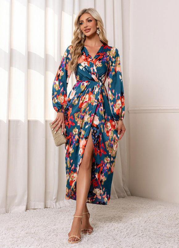 Robe Longue Fourreau Fendue - gallery 5