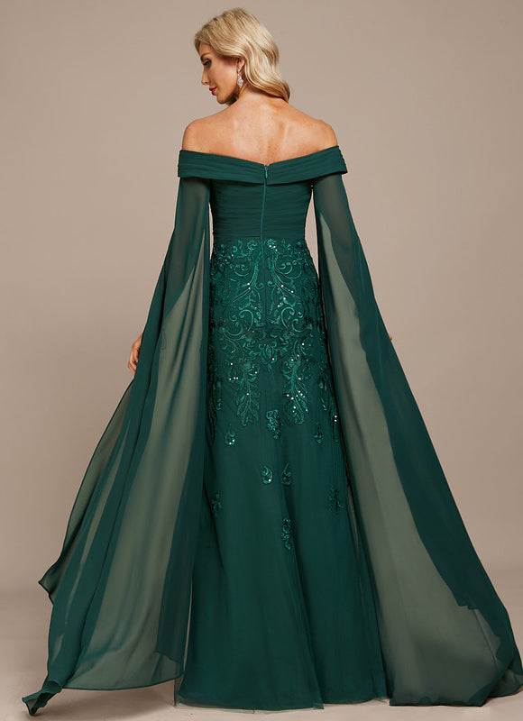 Robe Fourreau Émeraude Couture - gallery 3