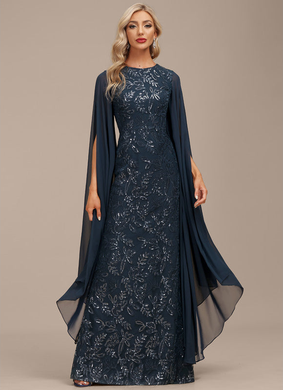 Robe Fourreau Éclat Marine
