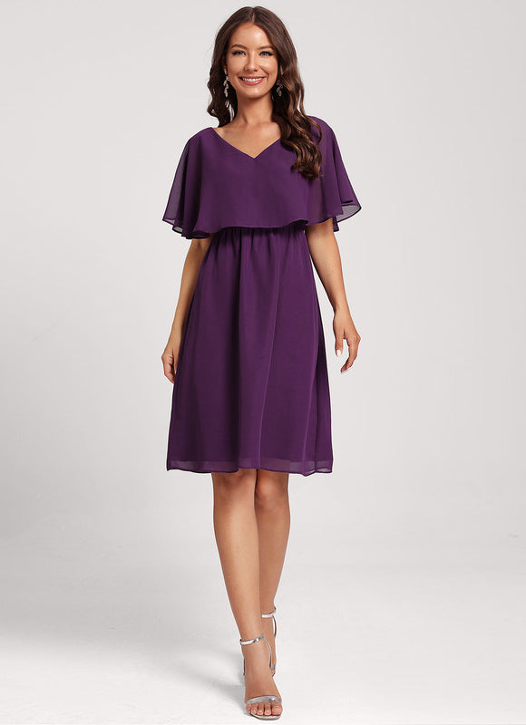 Robe Fourreau Élégante Manches Bouffantes - gallery 6