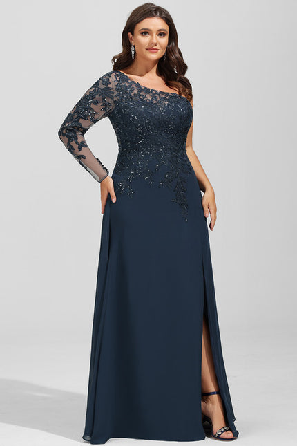 Robe Fourreau Luxe Asymétrique - gallery 9