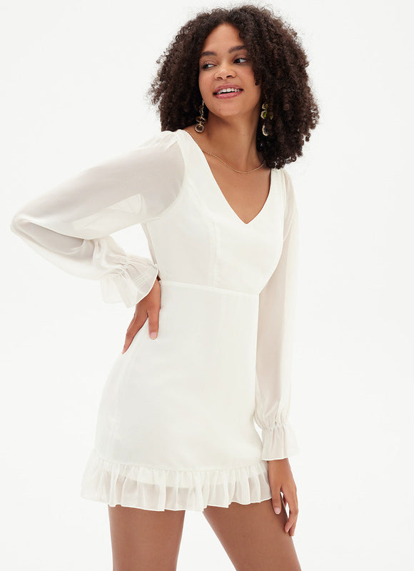 Robe Fourreau Vaporeuse Blush - gallery 6