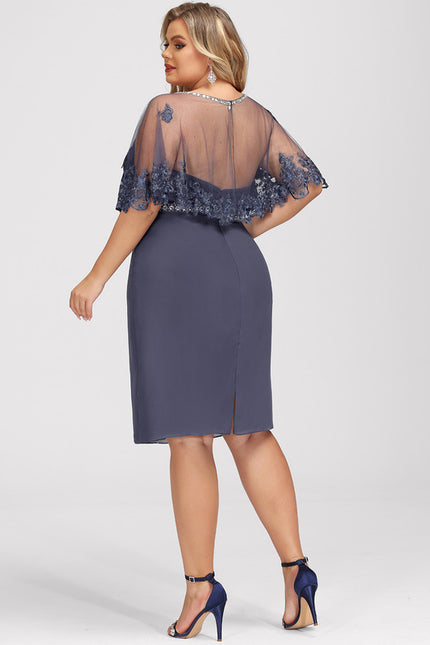 Robe Fourreau Nuit Marine Chic - gallery 9