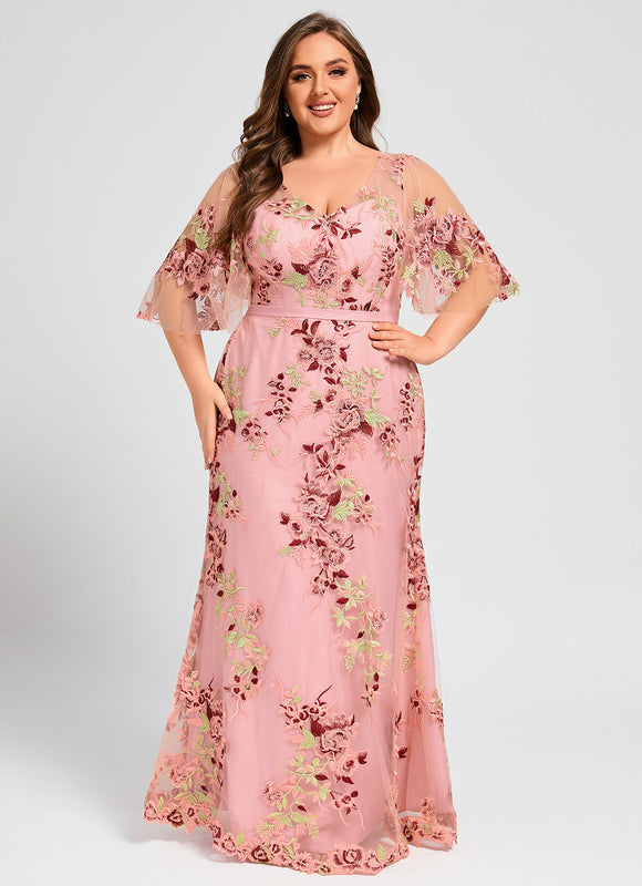 Robe Fourreau Florale Délicate - gallery 8