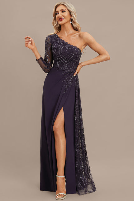 Robe Fourreau Longue Étoilée - gallery 4