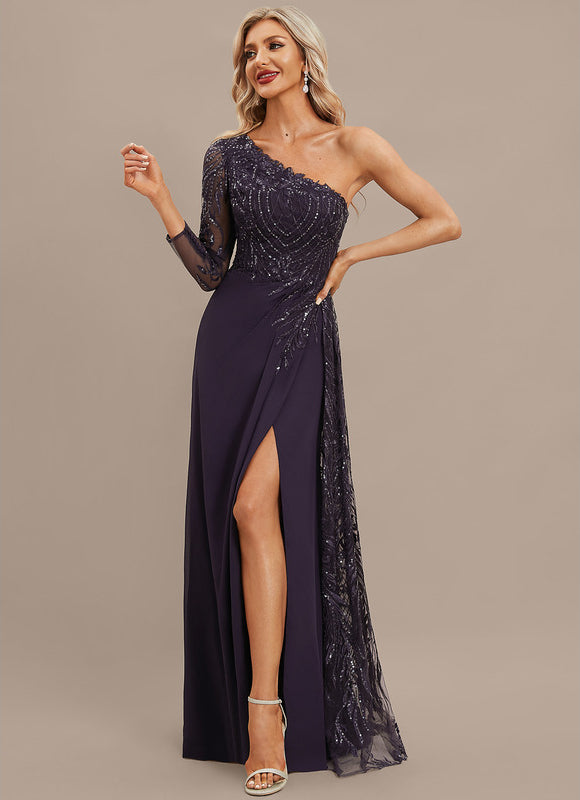 Robe Fourreau Longue Étoilée - gallery 4