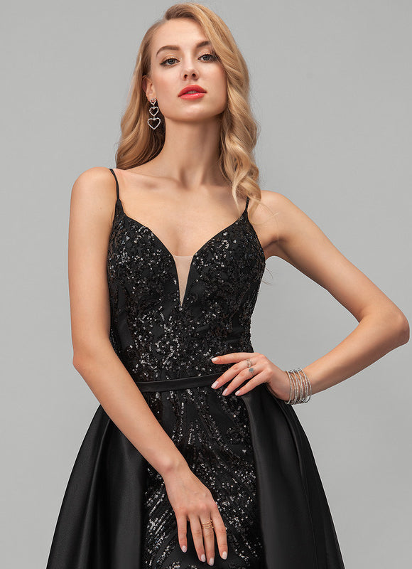Robe Fourreau Noire Glamour - gallery 3