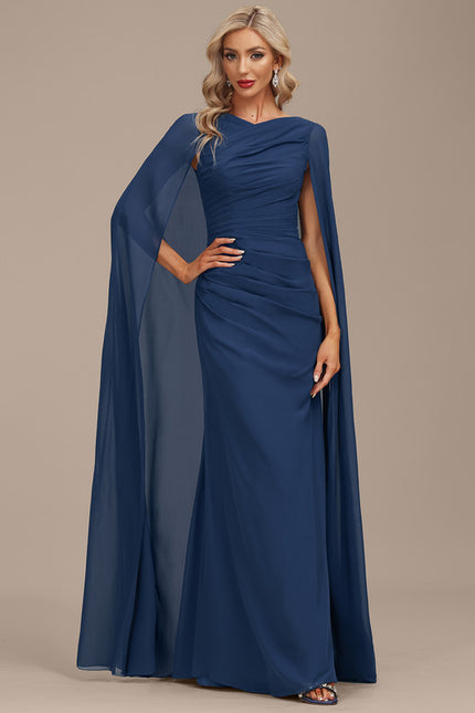 Robe Fourreau Marine - gallery 4