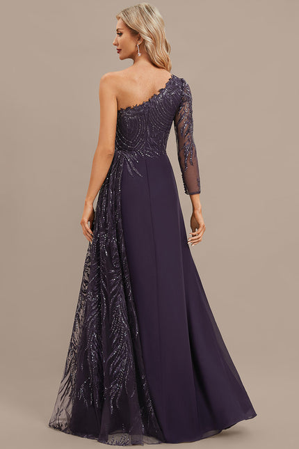 Robe Fourreau Longue Étoilée - gallery 6