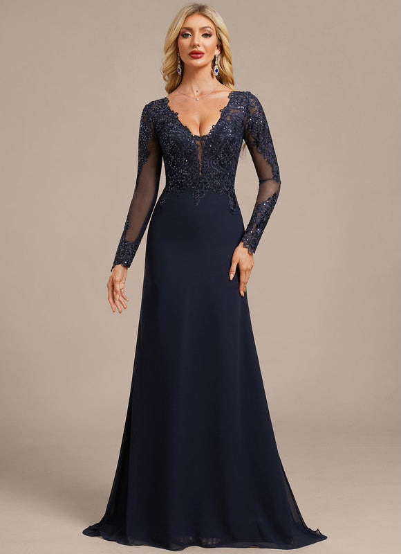 Robe Fourreau Navy - gallery 7