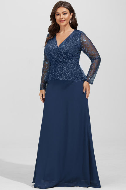 Robe Fourreau Longue Pailletée - gallery 8