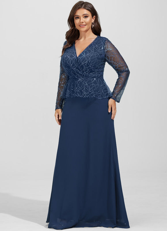 Robe Fourreau Longue Pailletée - gallery 8