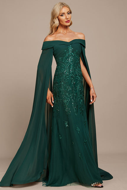 Robe Fourreau Émeraude Couture - gallery 2