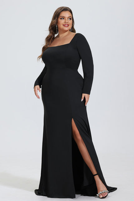 Robe Fourreau Noire Sophistiquée - gallery 6