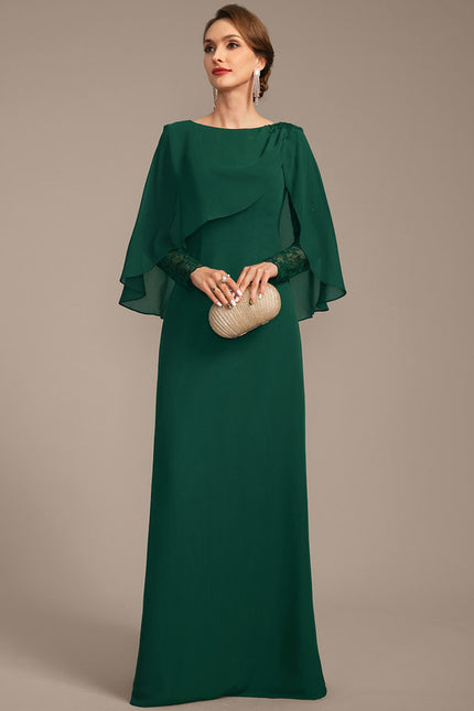 Robe Fourreau Fluide Émeraude - gallery 4