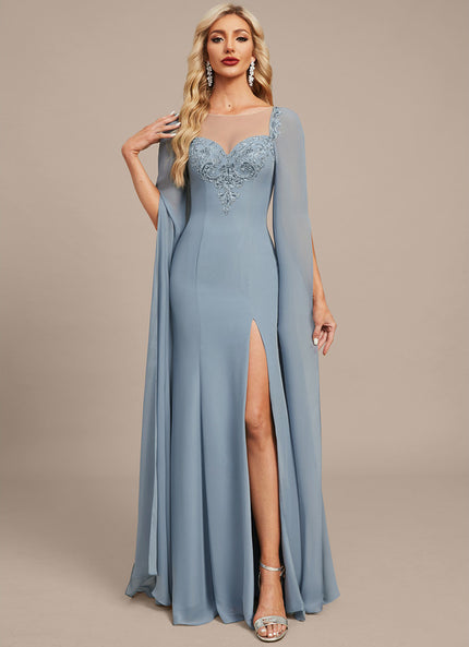 Robe Fourreau Fluide Azur