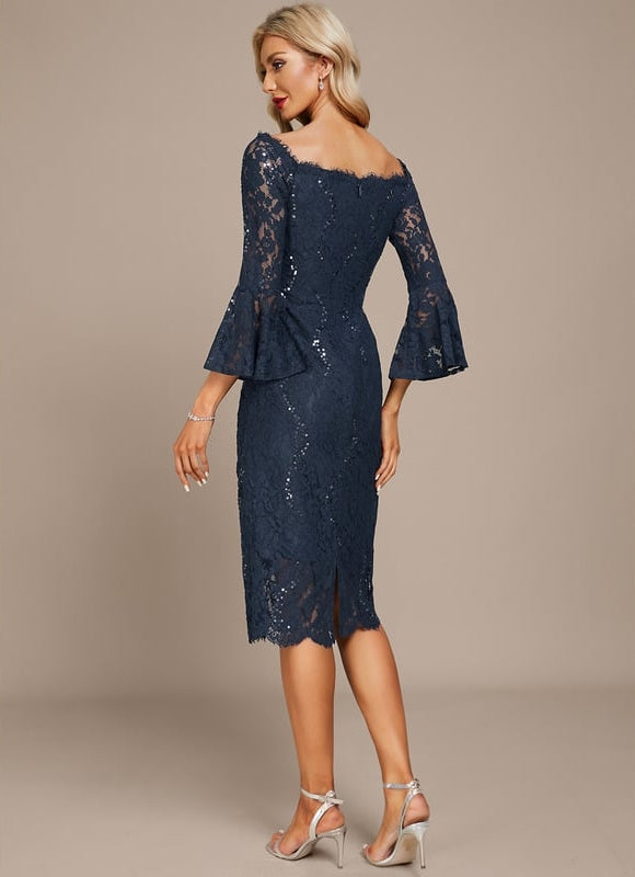 Robe Fourreau Dentelle Chic - gallery 5