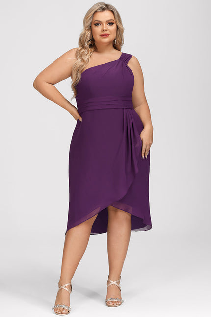 Robe Fourreau Violet Élégance - gallery 5
