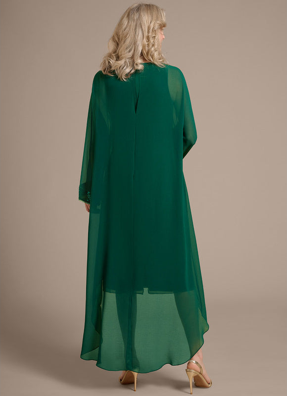 Robe Fourreau Émeraude Éclatante - gallery 6