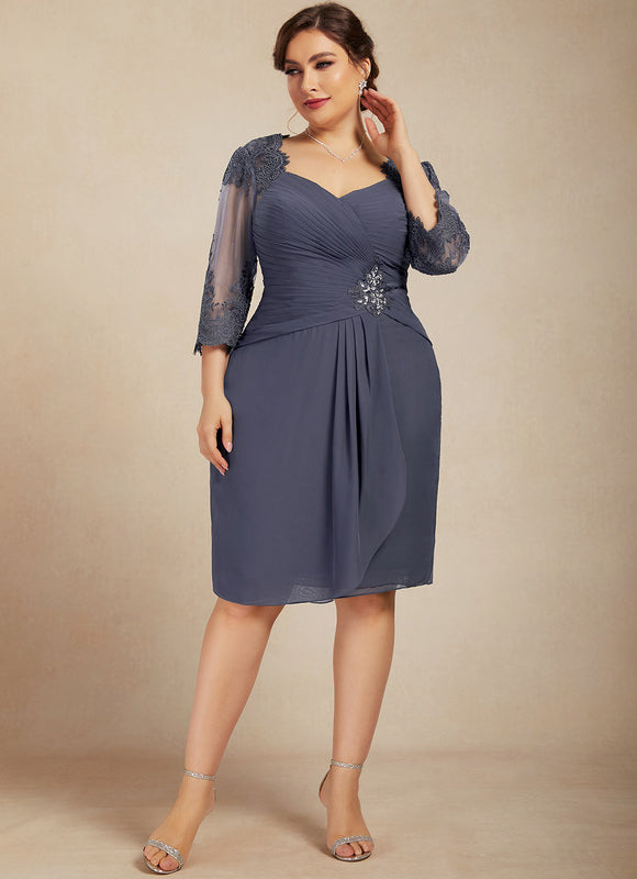 Robe Fourreau Élégance Chiffon - gallery 7