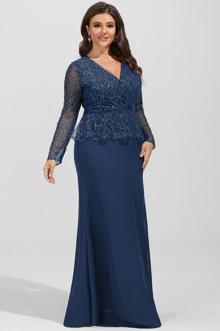 Robe Fourreau Longue Pailletée - gallery 7