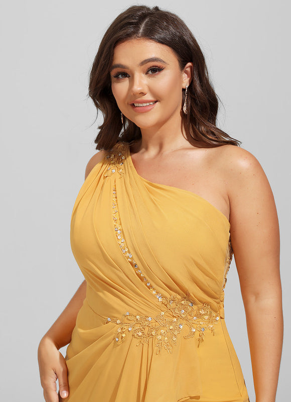 Robe Fourreau Jaune Couture - gallery 7
