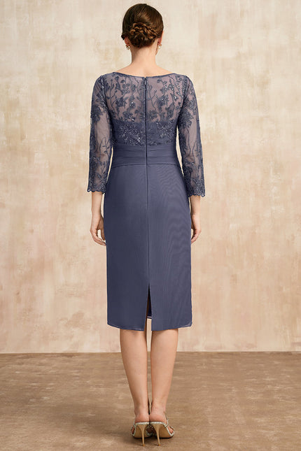 Robe Fourreau Mère Mariée Chic - gallery 3